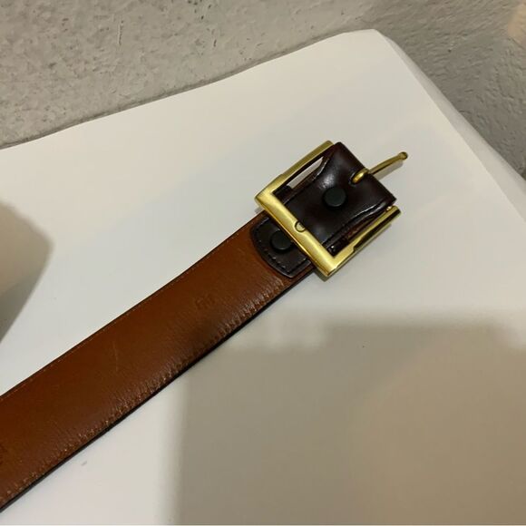 Lucchese Classics Belt, Style# B1422 Size 44 Burgundy - Picture 5 of 16